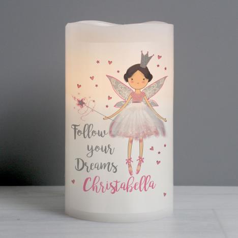 Personalised Fairy Princess Nightlight LED Candle Extra Image 2